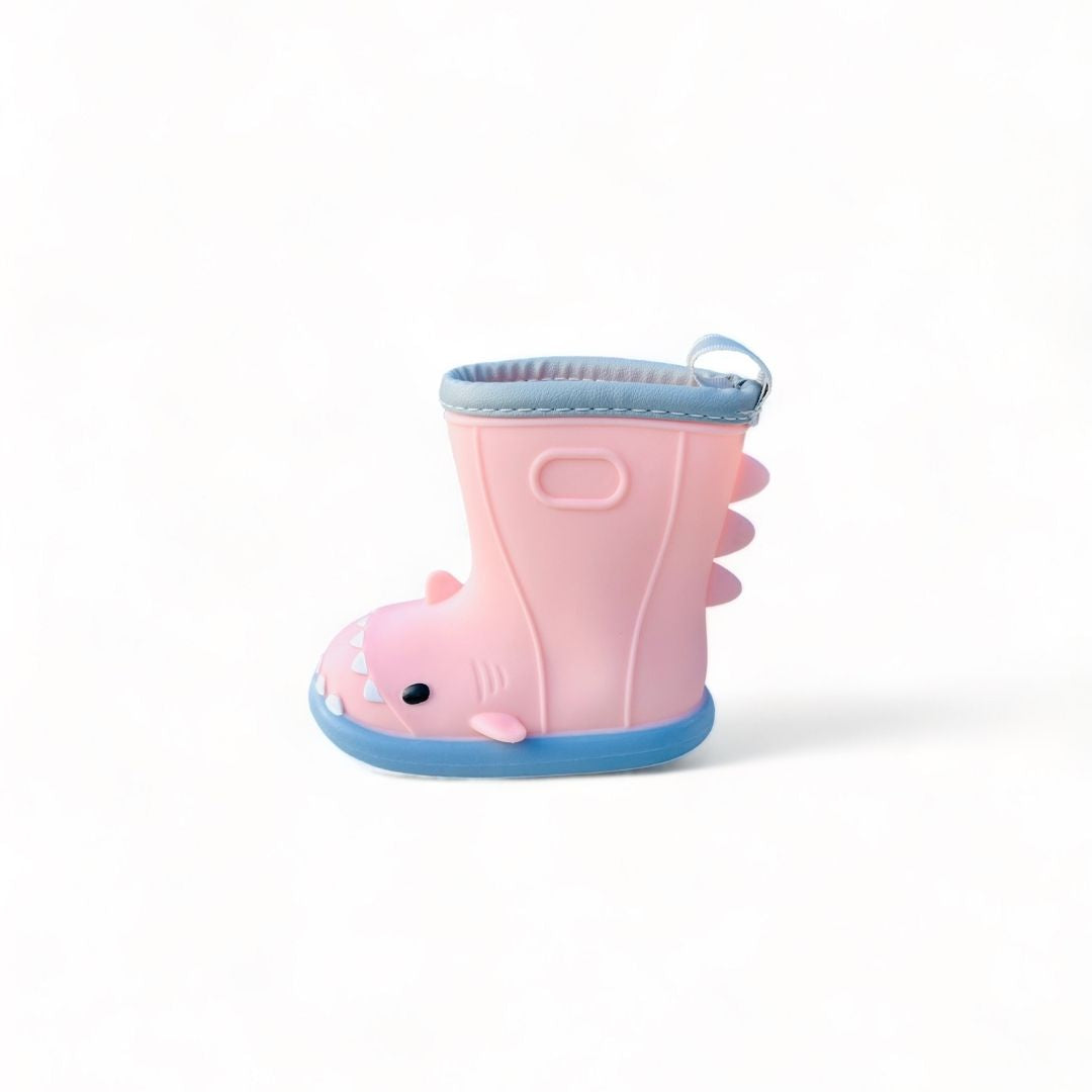 Cápás gumicsizma - rózsaszín